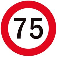 Bellatio Decorations Bierviltjes 75 jaar - 25x stuks - dubbelzijdig bedrukt - 75e verjaardag