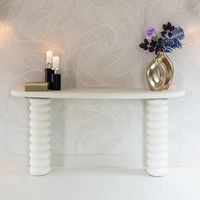 Richmond Sidetable Bloomstone 170 x 40cm - Wit