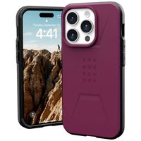 Urban Armor Gear Civilian MagSafe Backcover Apple iPhone 15 Pro Bordeaux MagSafe compatible - thumbnail