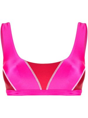 Duskii brassière de sport Kate bicolore - Rouge
