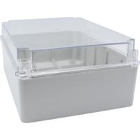 Velvalux Panoboxpro IP65 Verdeeldoos - Grijs - Transparant Deksel - 230x310x130mm