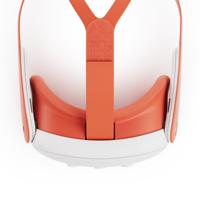 META 137251 slimme draagbare accessoire Gezichtsinterface + hoofdband Oranje Stof/Weefsel - thumbnail