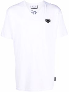 Philipp Plein t-shirt No Limits à ornements - Blanc