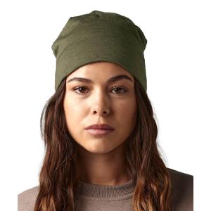 Wintermuts Beanie Malmo - legergroen - heren/dames - merino wol