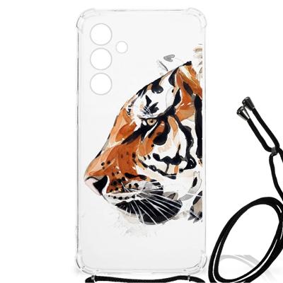 Back Cover Samsung Galaxy A55 Watercolor Tiger Back Cover Samsung Galaxy A55 Watercolor Tiger