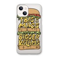 Big Macs Bigger Dreams: iPhone 13 mini Transparant Hoesje Big Macs Bigger Dreams: iPhone 13 mini Transparant Hoesje
