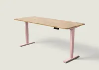 Desktronic HomePro bureau Zachtroze / Massief Eiken / 200x80 cm Desktronic HomePro bureau Zachtroze / Massief Eiken / 200x80 cm