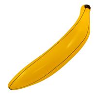 Opblaasbare fruit banaan XL - 162 cm - groot formaat - fun opblaasartikelen