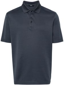 Herno polo en coton - Bleu