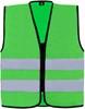 Korntex KX217 Hi-Vis Safety Vest Cologne With Front Zipper - Green - L