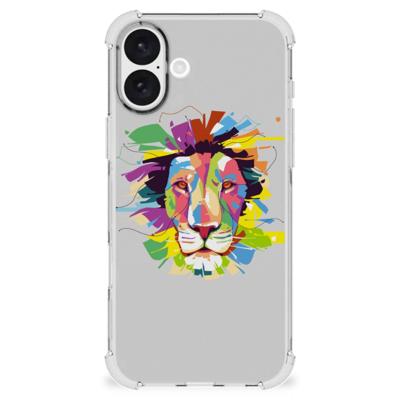 iPhone 16 Plus Stevig | Bumper Hoesje | Lion Color