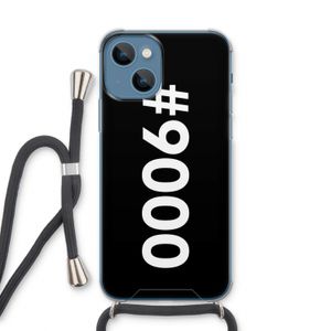 #9000: iPhone 13 Transparant Hoesje met koord