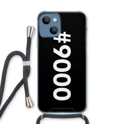 #9000: iPhone 13 Transparant Hoesje met koord