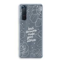 Good stories: Sony Xperia 5 II Transparant Hoesje