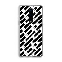 Zwarte vegen: OnePlus 8 Transparant Hoesje
