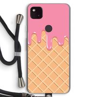 Ice cream: Pixel 4a 5G Transparant Hoesje met koord