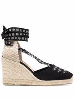 Castañer x 10 Corso Como espadrilles compensées - Noir