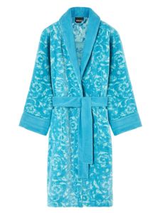 Versace peignoir Barocco en jacquard - Bleu