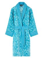 Versace peignoir Barocco en jacquard - Bleu - thumbnail