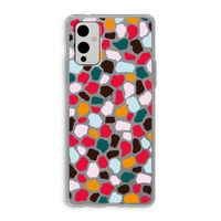 Colored Giraffe: OnePlus 9 Transparant Hoesje