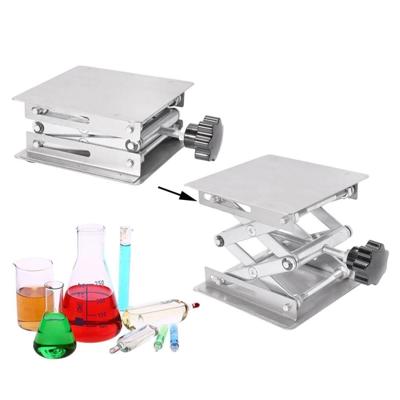 100x100mm laboratorium handleiding roestvrijstaal Hefplateau klein Hefplatform