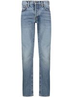 TOM FORD jean slim à effet usé - Bleu