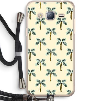 Paradise: Samsung Galaxy J3 (2016) Transparant Hoesje met koord