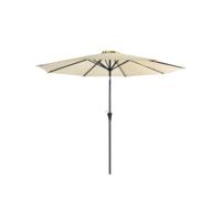 Parasol met slinger zonder standaard, beige / 3 M