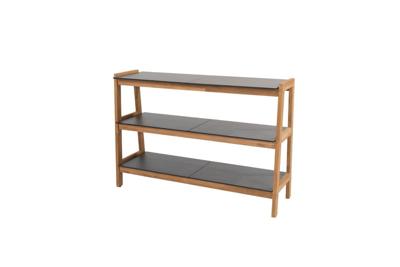 Liv teak tuinkast met 3 HPL planken - 4so