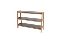 Liv teak tuinkast met 3 HPL planken - 4so