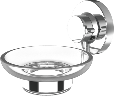 Cornat 3In1 Zeepbakje In Glas Ch - T340265