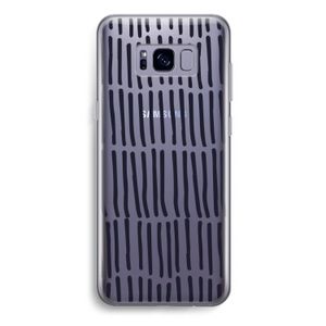 Moroccan stripes: Samsung Galaxy S8 Plus Transparant Hoesje