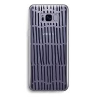 Moroccan stripes: Samsung Galaxy S8 Plus Transparant Hoesje