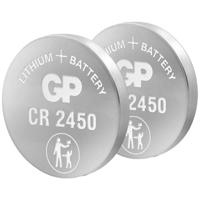 GP Knoopcel CR2450 3 V 2 stuk(s) 600 mAh Lithium GPCR2450STD442C2 GP Knoopcel CR2450 3 V 2 stuk(s) 600 mAh Lithium GPCR2450STD442C2