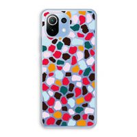 Colored Giraffe: Xiaomi Mi 11 Lite Transparant Hoesje