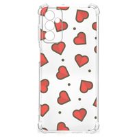 Samsung Galaxy M13 4G | M23 Doorzichtige Silicone Hoesje Hearts - thumbnail