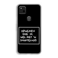 Schotelvod: Google Pixel 4a Transparant Hoesje