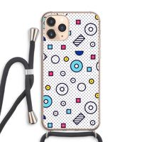 8-bit N°9: iPhone 11 Pro Max Transparant Hoesje met koord