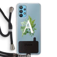 Green Brush: Samsung Galaxy A32 4G Transparant Hoesje met koord