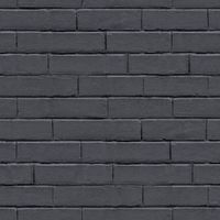 Noordwand Behang Good Vibes Chalkboard brick wall zwart en grijs - thumbnail