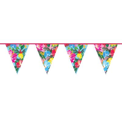 Folat BV Vlaggenlijn tropical bloemen, 10mtr.