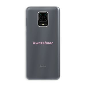 kwetsbaar: Xiaomi Redmi Note 9 Pro Transparant Hoesje
