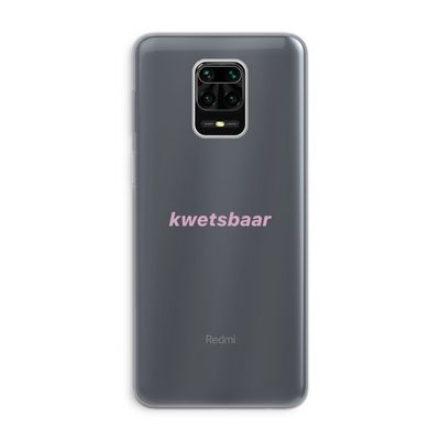 kwetsbaar: Xiaomi Redmi Note 9 Pro Transparant Hoesje