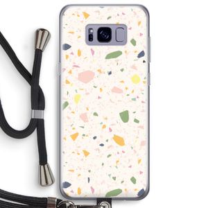 Terrazzo N°21: Samsung Galaxy S8 Plus Transparant Hoesje met koord