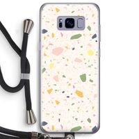Terrazzo N°21: Samsung Galaxy S8 Plus Transparant Hoesje met koord