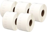 5x Dymo 11356 S0722560 - Compatible Labels - 1500 Stuks - 89mm x 41mm LabelWriter 310 330T 400 450 4XL - thumbnail