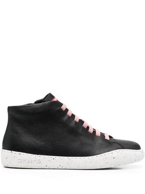 Camper baskets montantes en cuir - Noir