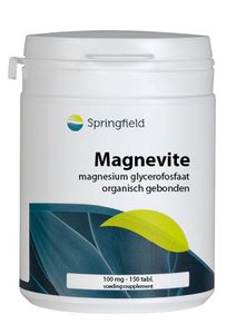 Springfield Magnevite Magnesium Glycerofosfaat 100mg Tabletten 150st