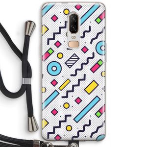 8-bit N°8: OnePlus 6 Transparant Hoesje met koord