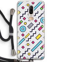 8-bit N°8: OnePlus 6 Transparant Hoesje met koord